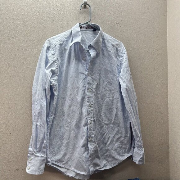 Men's Robert Graham Knowledge Light Blue Floral Dress Button Up Shirt Medium - Picture 1 of 8